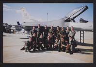Photograph of Air Force ROTC cadets visiting Shaw Air Force Base